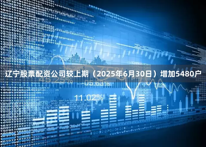 辽宁股票配资公司较上期(2025年6月30日)增加5480户